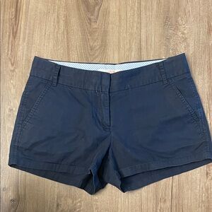 J. Crew Women's Chino Navy Shorts; size 2